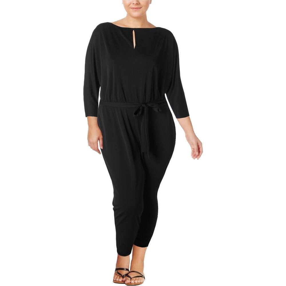 Wide Leg Black Jumpsuit